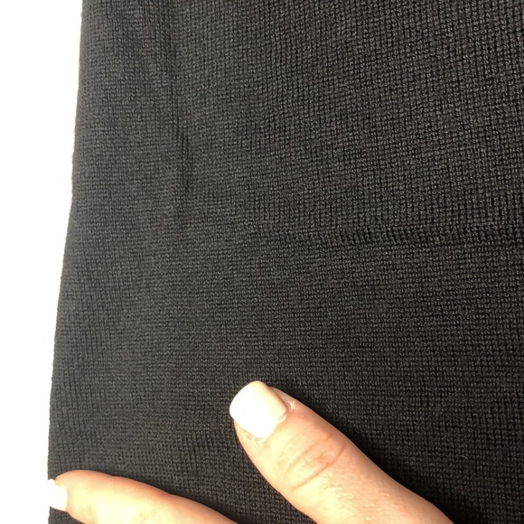 Susana Monaco Womens Black Extra Fine Merino Wool Sweater Dress - Picture 12 of 12